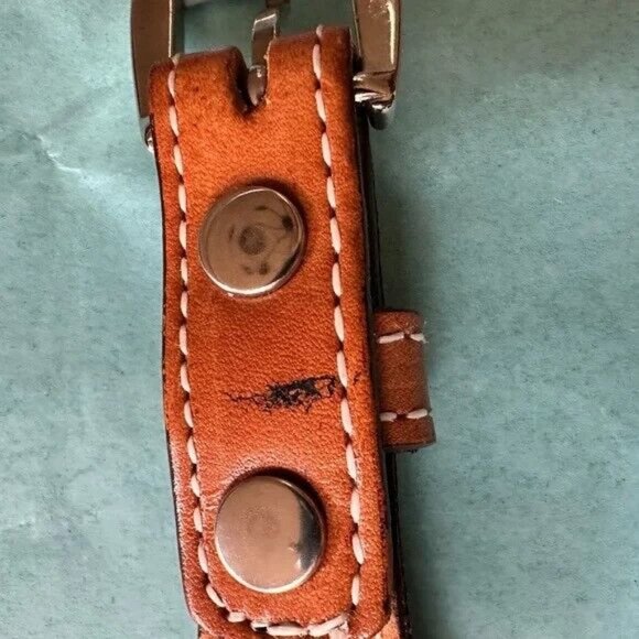 CIRCLE OF YOAKUM HANDMADE LEATHER AND WOVEN BELT - Picture 7 of 12